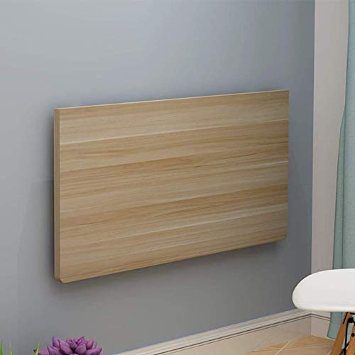 Table pliante murale bois et support métal design minimaliste