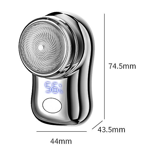 Colcolo Mini barbeador elétrico para homens aparador de barba removedor de pêlos aparador USB recarr