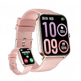 Reloj Inteligente Mujer Hombre,Pulsera Actividad Impermeable IP68 para iPhone/Android