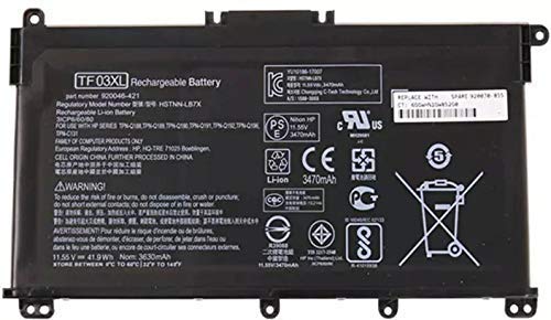 TravisLappy Replacement Laptop Battery Compatible for TF03XL for Pavilion X360 14-CD, Pavilion 14-BF, 14-BK, 15-CC, 15-CD, 15-CK (B08WCH7BDY) Amazon Price History, Amazon Price Tracker