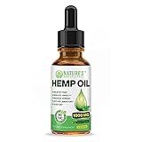 Organic Hemp Oil 1000MG - Ultra-Premium Pain Relief Anti-Inflammatory, Stress & Anxiety Relief, Joint Support, Sleep Aid, Omega Fatty Acids 3 6 9, Non-GMO Ultra-Pure CO2 Extracted Extract Drops
