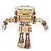 Rowood Dancing Robot 3D Wooden Puzzle Brain Teaser Craft Toy, Gift for Adults Teen Boys Girls, Age 14+ DIY Model Building Kits – Twerking Robot