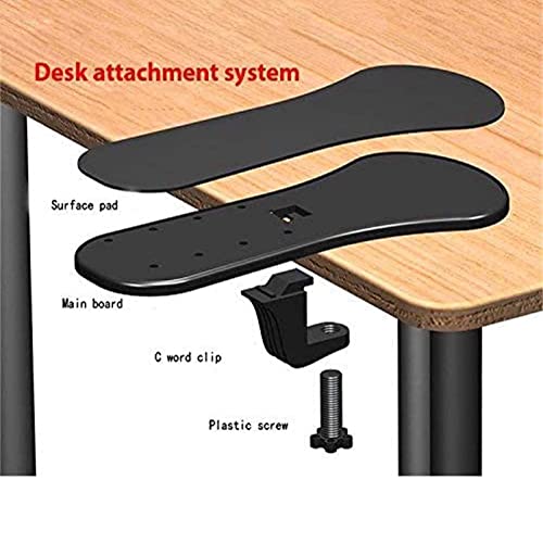 Console repose-bras de bureau supérieure avec support ergonomique - 7