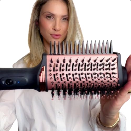 Escova Secadora e Alisadora com Pente e Chapinha 3 em 1 Ella - Segredo Dela (220, Volts)