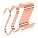 Produktbild 10 Stück S Haken, Edelstahl S-förmige Haken Schwerlast Metall Küchenhaken Multifunktional Anti-Rost Kleiderbügel Hängehaken für Küche, Schlafzimmer, Bad, Büro und Garten (Roségold)