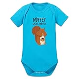 Produkt: Baby Strampler Shirtcity Nüffe. Weife Nüffe. Eichhörnchen Baby Strampler by