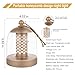 CHULEIBACUI Touch Night Light with Dimmable & Adjustable Color Temperature, USB Rechargeable Portable Bedside Lamp for Bedroom Living Room Baby Nursery – 9 Hour Long Battery Life (Rosegold)
