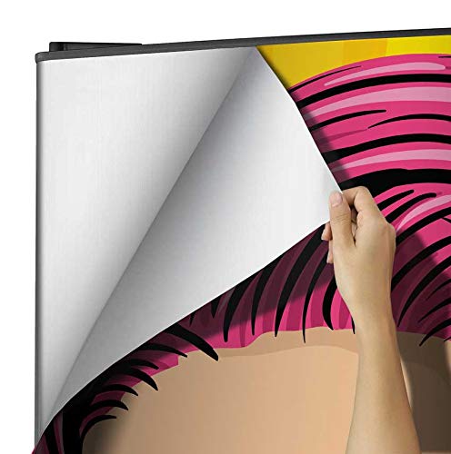 MEGADECOR The Original Surf – Adesivo Per Frigorifero 185x70 Cm, Speciale Anti-bolle, Vinile Resistente