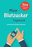 diabetes blutzuckermessgerät  Blutzucker-Tagebuch: Zum täglichen Aufzeichnen von Blutzucker, Blutdruck, Insulin etc. für Diabetes-Patienten  52 Wochen  Mit Notfallkontakt