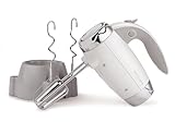 BETTY CROCKER Hand Blender 7 Speed, 250 Watt Electric Mixer with Beaters and Dough Hooks, Ergonomic Electric Hand Mixer for Home & Kitchen with...