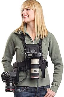 Dual Camera Harness, Sevenoak SK-MSP01 Multi Carrying Chest Vest System with Side Holster
