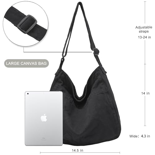 DAINOTM Canvas Tote Bag for Women