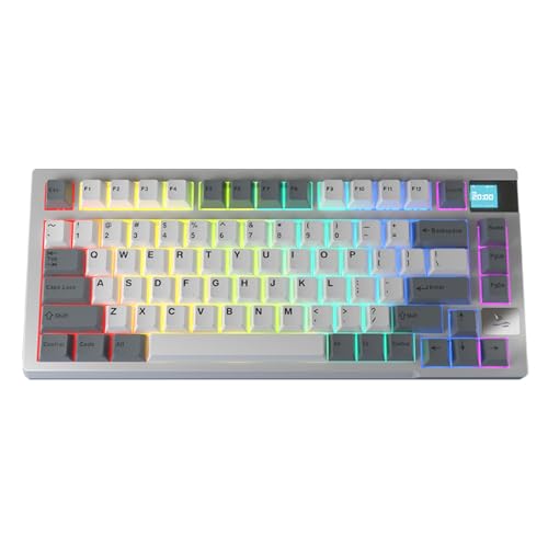 HOGREL Darmoshark K8 ゲーミングキーボード 75% Amazon | K8ゲーミングキーボード Darmoshark 75%ガスケット搭載