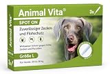 Animal Vita® Spot On Zeckenschutz für Hunde [zuverlässiger Zeckenschutz] Zeckenmittel und Zeckenschutz - Spot On für Hunde (20 bis 30kg)