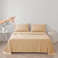 DUJUIKE Waterdichte beddenhoes voor honden en katten, huisdierhaarbestendige lakenset, beschermende dekbedovertrek met 100% waterdichte, ademende dunne stof (grijs, Super King 90 x 118 inch
