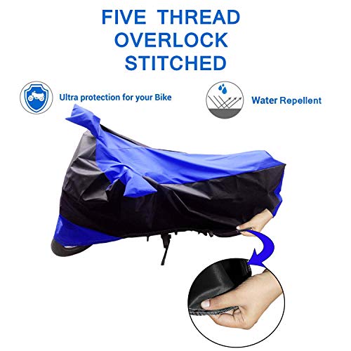 Image of Kandid Blue & Black Universal Bike Cover for Hero Splendor I Smart