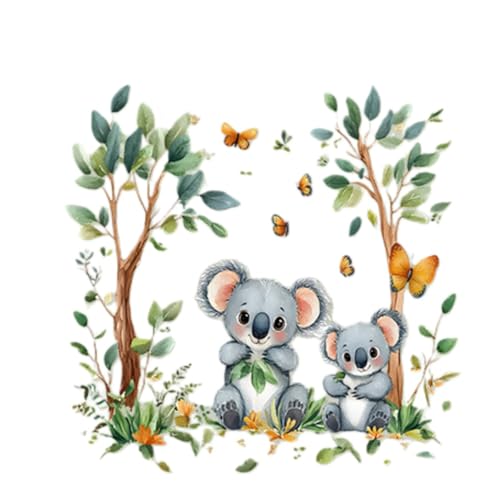 Vinilo decorativo adhesivo Koala familia acuarela para pared