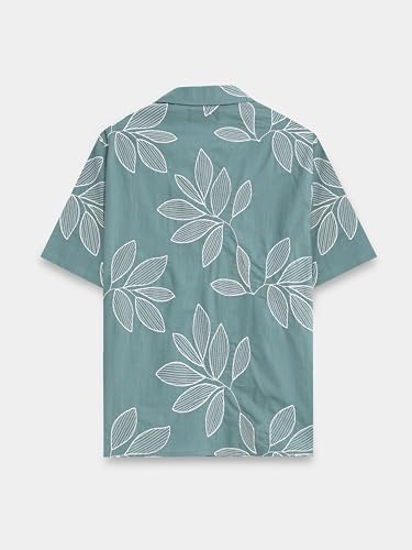 Image of StitchX Men's Tropical Embroidered Resort Shirt-XS-2XL