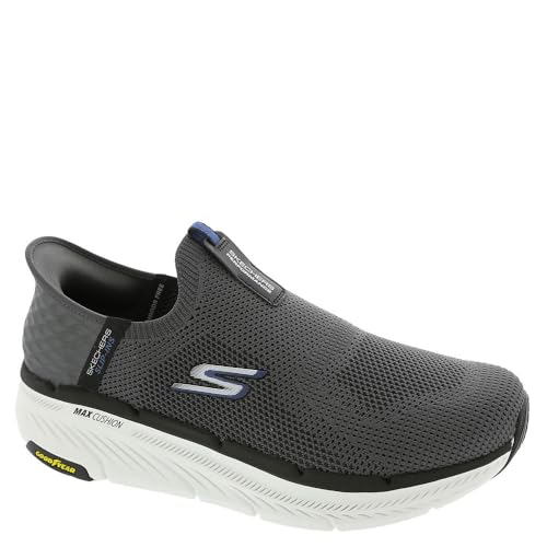 Skechers Men's Max Cushioning Premier 2.0 Slip-Ins Sneakers, Charcoal/Black, 10.5 X-Wide
