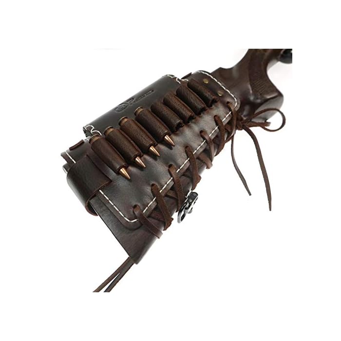 Buy op original power Leather Rifle Buttstock Ammo Holder with Cheek