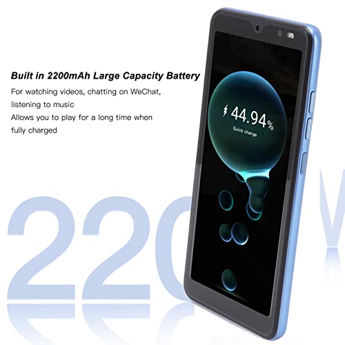 Zyyini Unlocked Cell Phone, 5.45 Inch 2Gb Ram 32Gb Rom, Android Smartphone Support Face Recognition Dual Sim Dual Standby Mobile Phone For Rino8 Pro(Blue) #TOP5