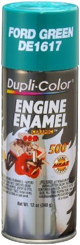Dupli-Color DE1617 Ceramic Ford Green Engine Paint - 12 oz. Color: Ford Green, Model: DE1617, Outdoor & Hardware Store