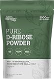 Earth Harmony D-Ribose Powder 5000mg - Great for Exercise Performance, Post-Workout, and Heart Health - Similar to D Ribose Capsules - 17.6 Oz