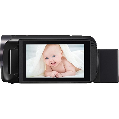 Canon VIXIA HF R700 Full HD Camcorder with 57x Advanced Zoom, 1080P Video, 3in Touchscreen and DIGIC DV 4 Image Processor - Black (Renewed) - Thumbnail 2
