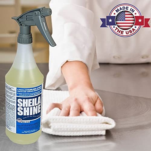 Pulidor y Limpiador de Acero Inoxidable Sheila Shine 6x32 oz miniatura 5