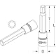 KS Tools 911.1561 3/8 Bit-Stecknuss Innensechskant, lang, 4mm