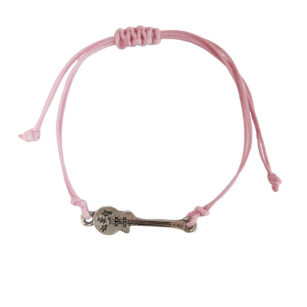 Multicolor Guitar Braided String Bracelets Handmade Adjustable Waterproof Rope Bracelet for Love Guitar Music Jewelry