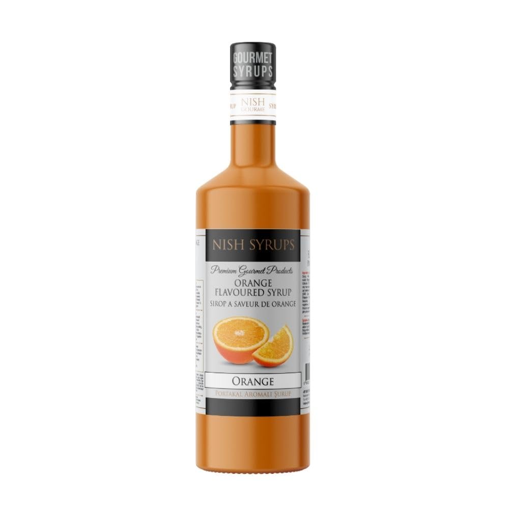 Nish Portakal Aromalı Şurup 700 ML - Cam Şişe