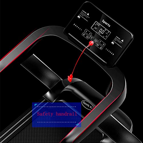Image of Running Machine Equipment Motorised Foldable Treadmills for Home Gym 265 Lbs Weight Capacity Walking Noise Reduction with Pulley