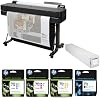 HP DesignJet T630 36" Plotter inalámbrico de gran formato, inyección de tinta térmica a color 2