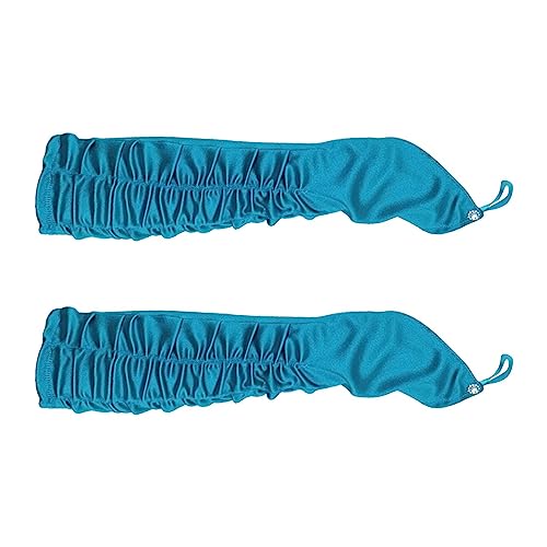 FABLOFT Long Opera Party Gloves Party 1920S Gloves for Women Wedding Cosplay Blue Deal
