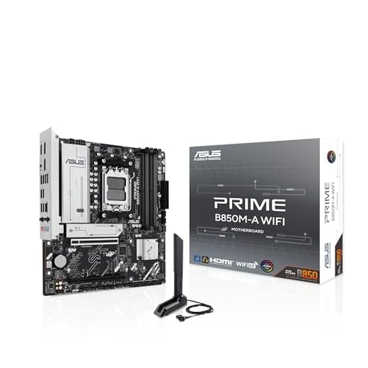 ASUS PRIME B850M-A WIFI, Scheda Madre AMD mATX, Slot DDR5, PCIe 5.0 Ready, 3 Slot M.2, Wi-Fi 6E, Ethernet Realtek 2.5Gb, DisplayPort, HDMI, USB-C Anteriore da 5Gbps, BIOS FlashBack, Aura Sync