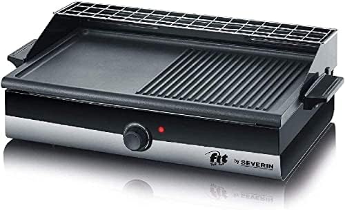 Severin 2367 Gril de table Noir/Inox Brossé 2200 W
