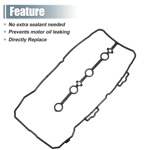 uxcell Engine Valve Cover Gaskets Vehicle Specific for Nissan Versa 2009-2016 Black