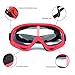 2 Pack Safety Goggles for Kids, Men & Women, Motorcycle Goggles with UV400 Protection and Wind Resistance, Perfect for Nerf Guns N-Strike Elite Series Foam Gun