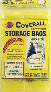 Warp Brothers FBA_ Jumbo Storage Bags, 60" X 108"