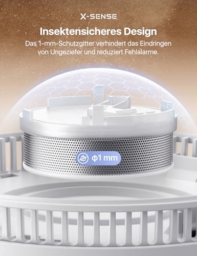 X-Sense Rauchmelder mit Magnethalterung, 10-Jahres-Batterie, SD11, 1 Stück – Ansicht 6