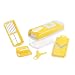 Produktbild Genius Nicer Dicer Smart | 5 Teile | Gemüseschneider | Zwiebelschneider | Schneiden/Würfeln/Hobeln/Stifteln | Mandoline | Multischneider | Gemüsehobel | Obstschneider | NEU Gelb