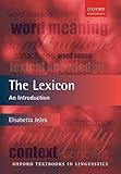  The Lexicon: An Introduction (Oxford Textbooks in Linguistics)