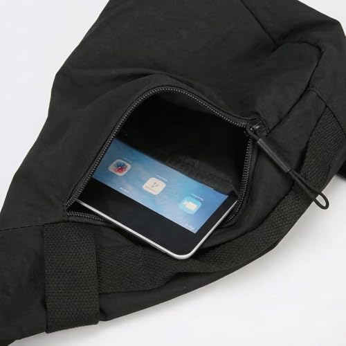 Image of WildHorn Nylon Sling Bag for Men & Women | Lightweight Crossbody Chest Bag with Adjustable Strap | Compact Travel & Daily Use Shoulder Backpack