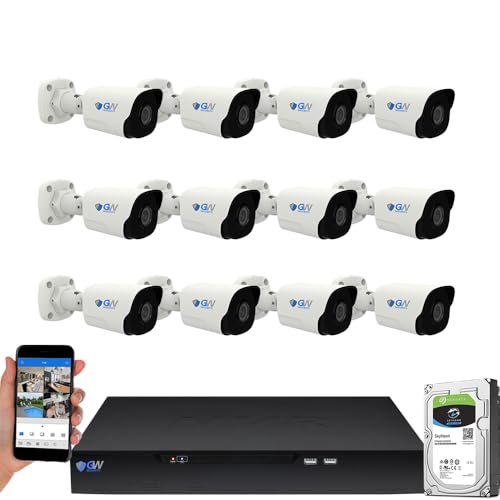 GW Security 32 Channel NVR UltraHD 12MP 4K @30FPS Face/Human/Vehicle