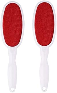 2 Pack Zeltauto Double Sided Available Velour Surface Lint Remover Brush for Pet Hair Clothes Dust and Lint