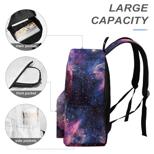 Space Backpack 17 Inch Casual Daily Commuting Oxford Cloth Backpack4