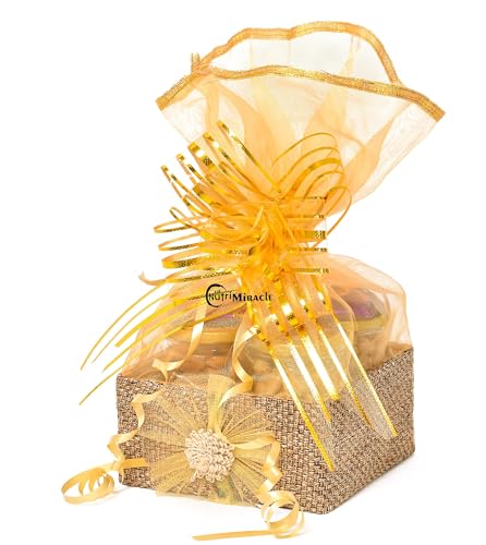 Image of NUTRI MIRACLE Dry Fruits Gift Hamper for Office Appreciation | Thank You Gift Pack for Team Members & Colleagues