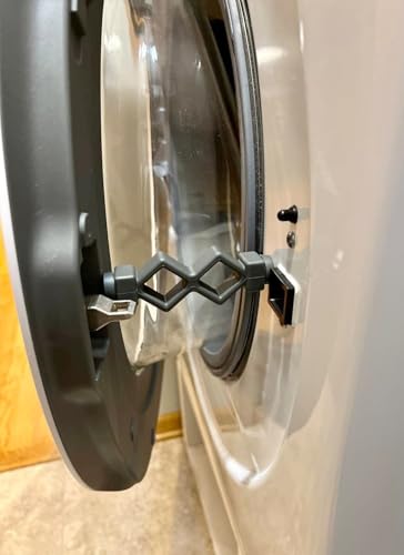 Short Washer Door Prop, “Shorter= Space Saver”, Short Front Load Washer Door Prop for Small Laundry Room, Keep Front Loader Door Open and Dry