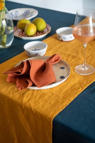 Servilleta de terracota INDACORIFY de algodón para decorar mesas de boda y banquetes 3
